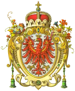 Wappen der gefürsteten Grafschaft Tirol während der k.&nbsp;u.&nbsp;k. Monarchie