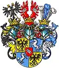 Wappen der Grafen von Haxthausen im Wappenbuch des Westfälischen Adels