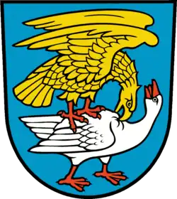 Wappen von Kremmen mit Gans