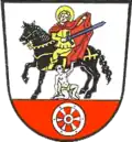 Das 1973 abgelöste Stadtwappen von Lorch