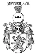 Stammwappen derer von Mettich (Variante I)