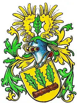 Stammwappen derer von Mörner im Wappenbuch des Westfälischen Adels