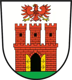 gezinnte Mauer und Türme (Oderberg DE)