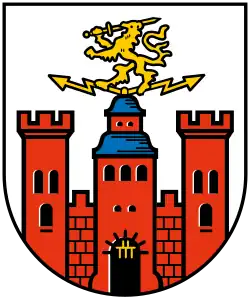 Blitz im Wappen von Pirmasens
