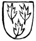 Wappen bei Anton Fahne, 1858