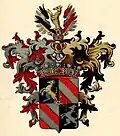 Wappen Freiherren von Rüling von 1850 im Österreichischen Staatsarchiv