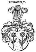 Wappen der (Wrycz-)Rekowski bei Johann Siebmacher (1878)[13]