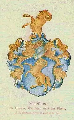 Wappen Scheibler in Hessen, Westfalen und am Rhein