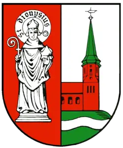 Dionyskirche und -Patron in Sittensen