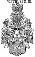 Alternatives Wappen derer von Vifhusen bei Johann Siebmacher