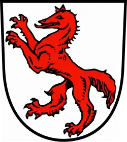 Fuchs im Wappen von Vohburg an der Donau