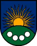 Mittagssonne im Wappen von Sonnberg im Mühlkreis