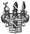 Wappen der Freiherren von Sternbach in Böhmen