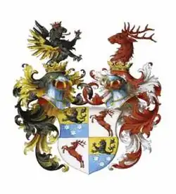 Wappen der Grafen zu Eulenburg und Hertefeld (1898)