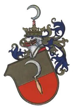 Wappen der Landsmannschaft Sorabia-Westfalen zu Münster