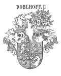 Wappen der Reichsritter von Doblhoff 1706
