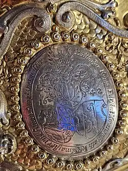 Wappen des Fürst­lich Ellwangischen Rats Balthasar König