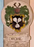 Wappen auf dem Epitaph des Henrich von Selbollt im Kreuzgang des Mainzer Doms