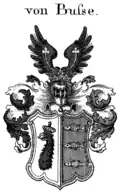 Wappen der Herren von Busse nach Konrad Tyroff (1832)