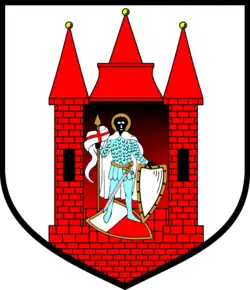 Wappen von Sandau 1979 (schwarzer Mohr)