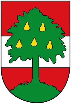 Dornbirn, Vorarlberg (als Bekenntnis der Stadt zu den Habsburgern und klare Abgrenzung zu den benachbarten Hohenemser Grafen)
