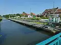 Schleuse an der Sarpe