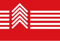 Flagge des Ortes Warmenhuizen