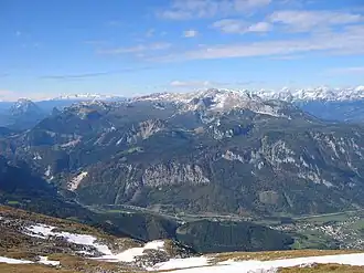 Blick vom Großen Pyhrgas zur Warscheneckgruppe