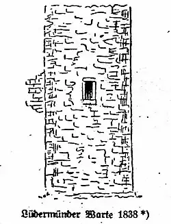 Wartturm im Jahre 1838
