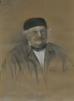 Porträt des Pfarrers Johann Heinrich Fleischhauer (1795–1870)