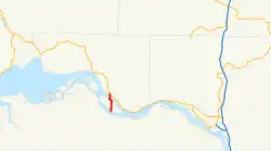 Karte der Washington State Route 409