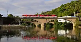 Mündung der Sauer in die Mosel