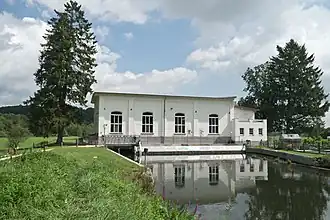 Kraftwerk Alfredstal mit Horizontalrechen