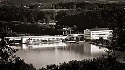 Südkraftwerk, Blickrichtung stromabwärts (2011)