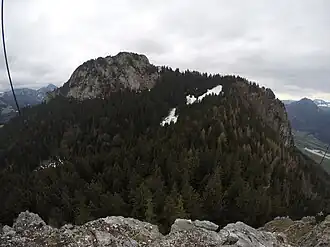 Wasserwand vom Gipfel der Kindlwand