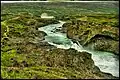 Flussverlauf mit Goðafoss Wasserfällen