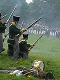 Zu den Jahrestagen der Schlacht bei Waterloo wird diese in den Feldern vor Waterloo nachgestellt
