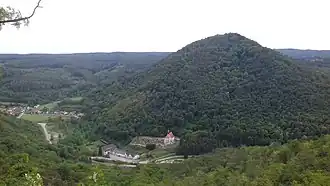 Der Waxenberg von Stift Göttweig aus fotografiert