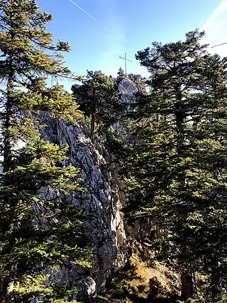 Waxenstein vom westlichen Teil des Grates aus