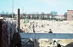 Baustelle Bristolstraße, 1954