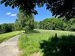 Weg von Feld ins Pfengstbachtal