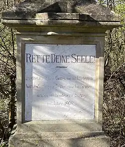 Baudenkmal-Inschrift (1909)