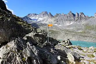 Blick von Wildseeluggen zum Pizol und den sich nördlich anschliessenden Lavtinahörnern.