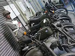 Motorradsammlung mit Hercules K 125 BW