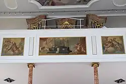 Engel und Bahre der heiligen Walburga