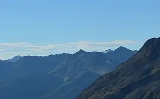 Blick auf Rotegg, Hochleitenspitze und Großes Degenhorn