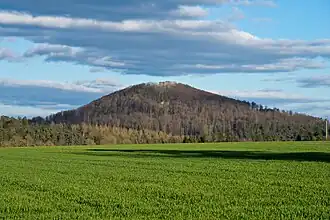 Weidelsberg mit Weidelsburg von Westen