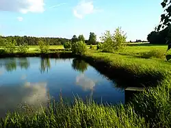 Fischweiher mit Blick auf Leerstetten