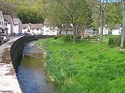 Weil (Fluss) in Rod an der Weil flussabwärts