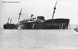 Die schwer beschädigte Weissenfels